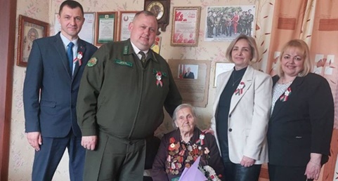  Поздравление с 80-летием Победы ветерана Великой Отечественной войны