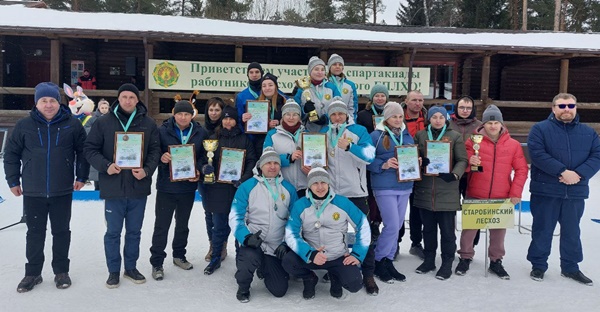 Зимняя спартакиада работников лесхозов Минского ГПЛХО прошла на базе спортивно - оздоровительного комплекса 